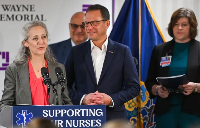 Gov. Shapiro, Sec. Bogen launch Nurse Shortage Assistance Program in Honesdale