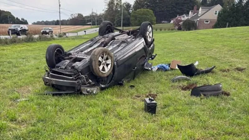 At least 1 transported to hospital after rollover accident in Lebanon County