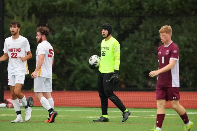 Zimmerman, Harter Combine for 12 Saves in Griffins' Conference Battle with Marymount