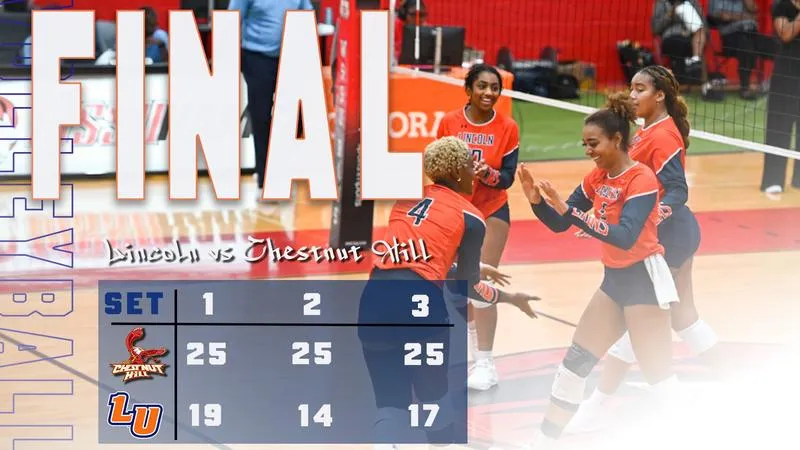 Morris Collects 15 Digs as Lincoln Falls at Chestnut Hill