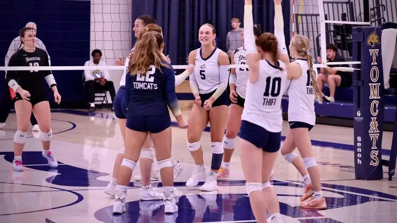 Tomcats take care of Grove City in straight sets