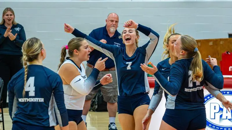 Westminster rallies to force fifth set, falls short of reverse sweep at Allegheny