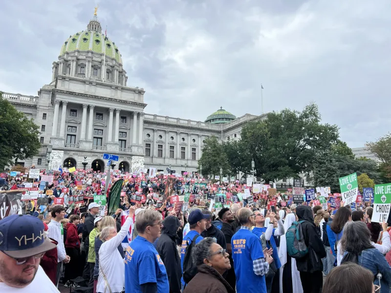 Record crowd gathers for sixth annual Pennsylvania March for Life