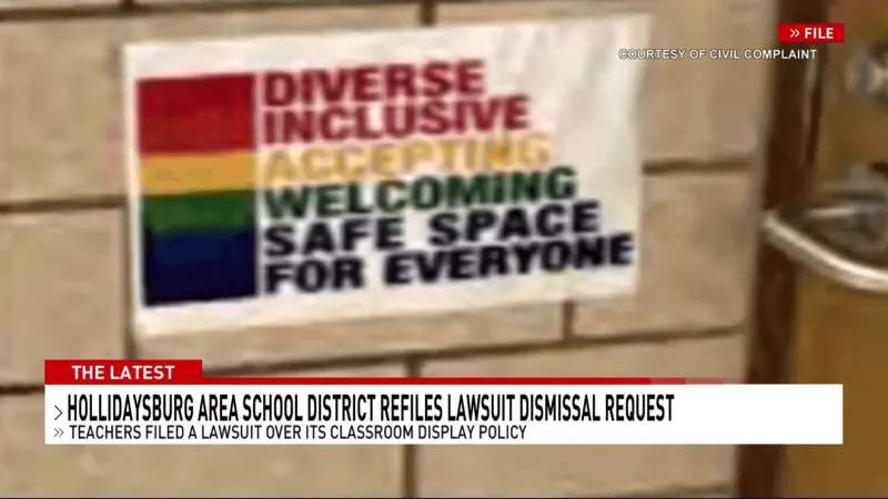 Hollidaysburg Area School District asks judge to throw out classroom display lawsuit