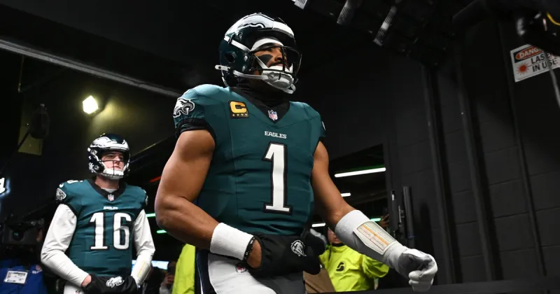 Eagles QB Jalen Hurts ruled out against the Panthers with a 'superficial blood clot'