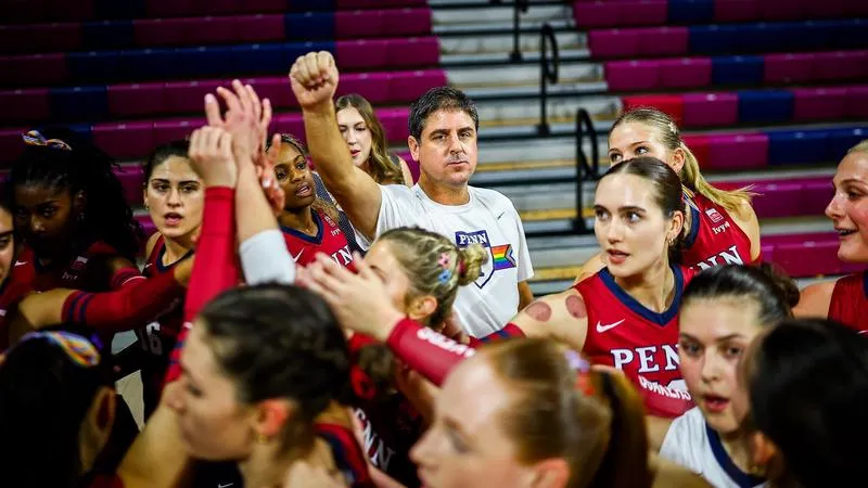 Penn Volleyball Travels North for the Weekend