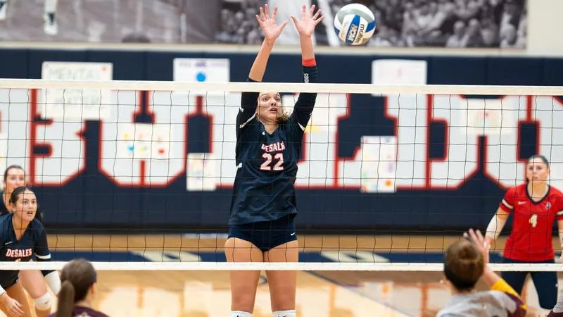 Volleyball Rolls Past Alvernia, 3-1, in Non-Conference Action