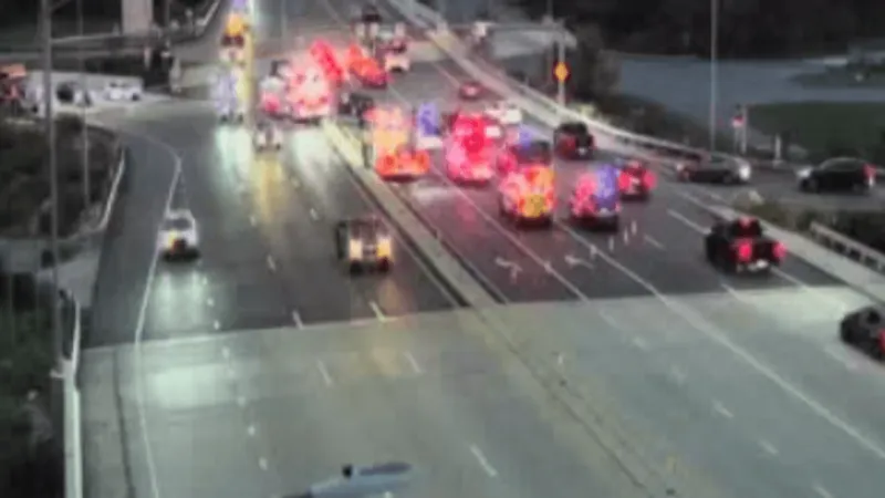 Motorcycle, semi crash near ramp on I-83 in York County, according to dispatch