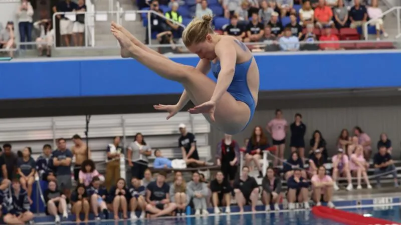 Women's Swimming and Diving Open's Season against UConn