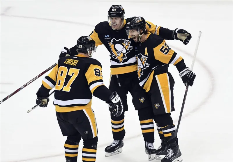 20 years after they first shared the ice, Sidney Crosby, Evgeni Malkin and Kris Letang's 'surreal' partnership endures