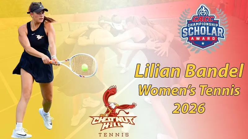 Bandel Wins CACC Women's Tennis Championship Scholar Award