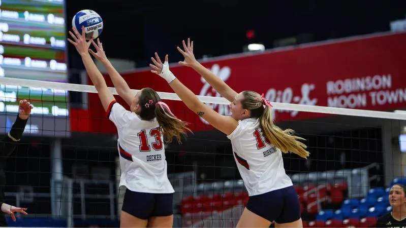 Decker, Todd Lead Colonials in Five-Set Clash