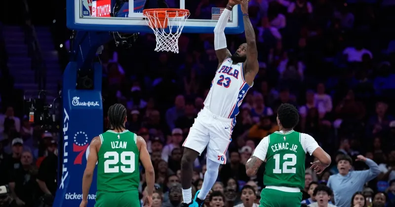 LeBron James calls helicopter rides "transportation" after Sixers home debut