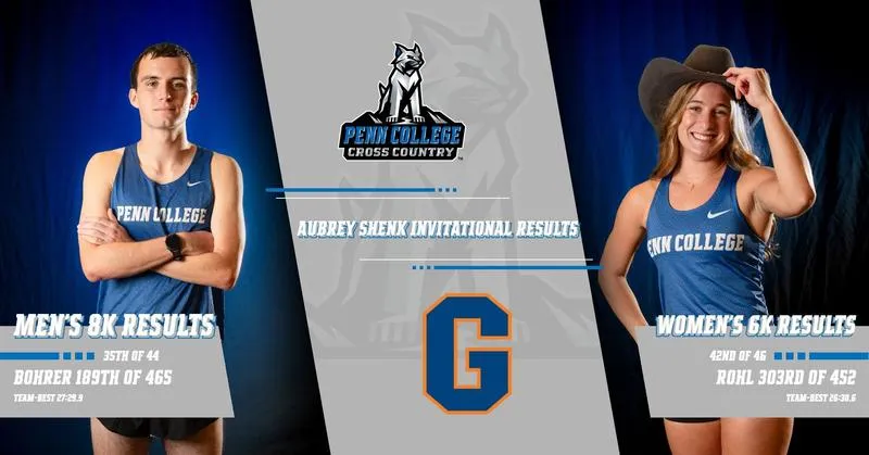 Penn College men 35th, women 42nd at Aubrey Shenk Invitational