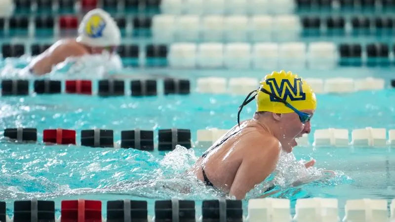 Women's Swimming Improves to 4--0 After Sweep Of Moravian and Immaculata