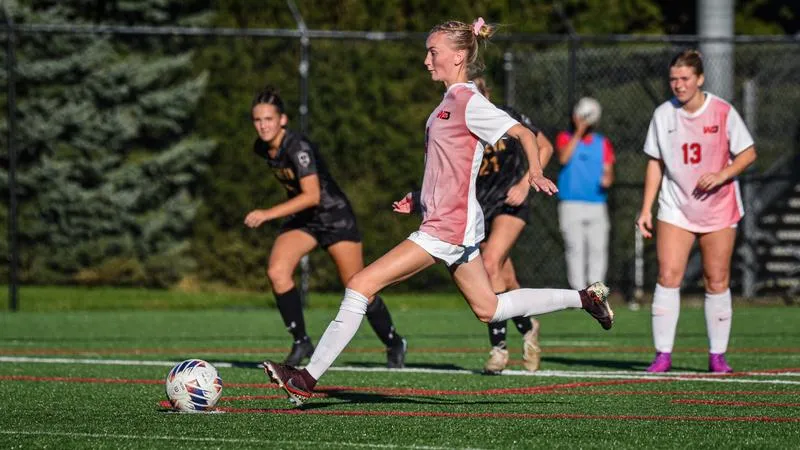 Women's Soccer: Rose's Hat Trick Helps Women's Soccer Stun Franciscan in Critical Comeback Victory