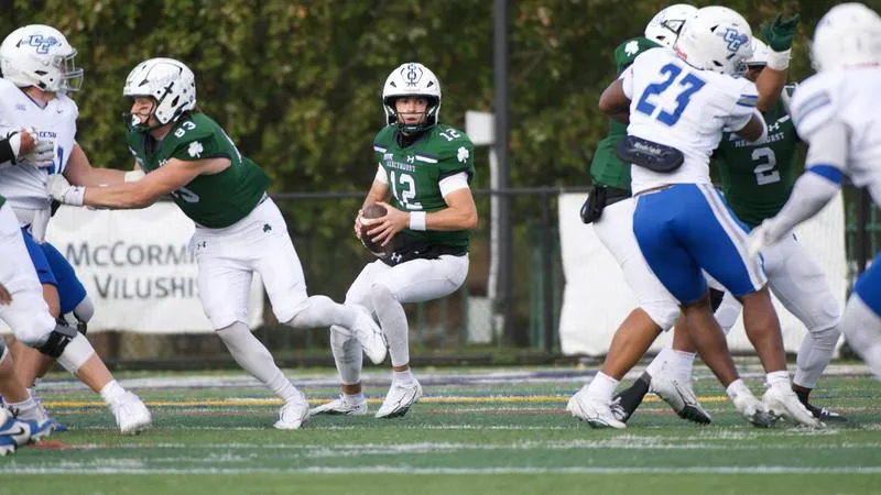 Gevaudan Throws for 409 Yards in Football's 43-40 Shootout With Central Connecticut