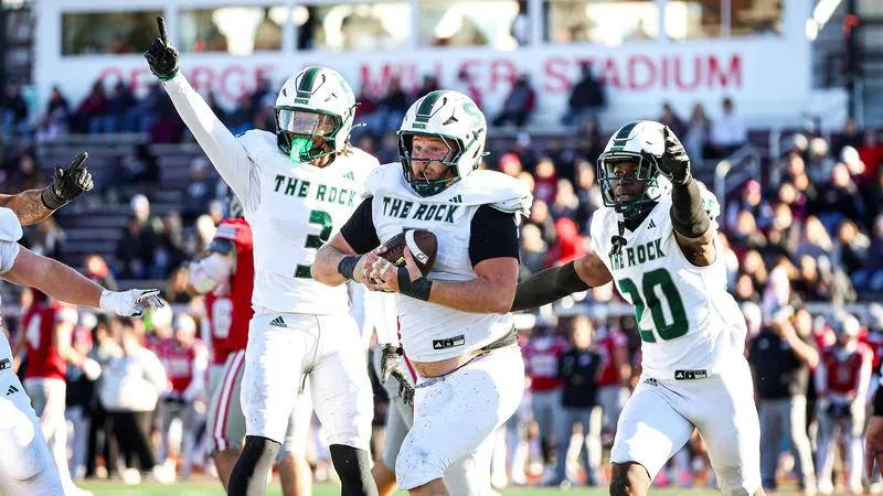No. 7 Rock downs No. 19 IUP 42-26 in 100th meeting