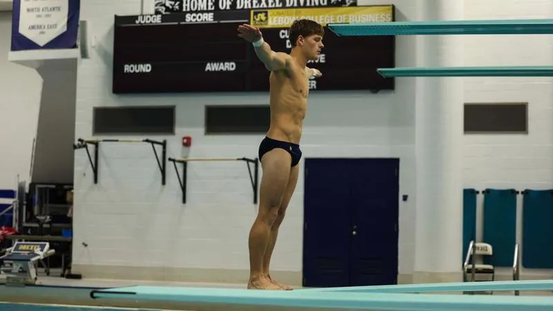 LeBlanc Sets Program Record as La Salle Sweeps Diving Events at Drexel
