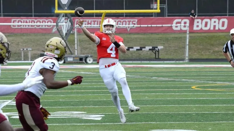 Offensive Outburst Lifts Football Over Lock Haven