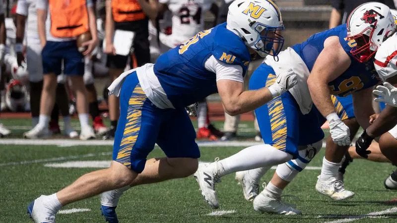 Norman Sets Sacks Record to Lift Cougars Over FDU-Florham