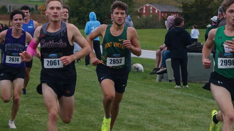 Men's cross country runs at Gettysburg College Aubrey Shenk Invitational