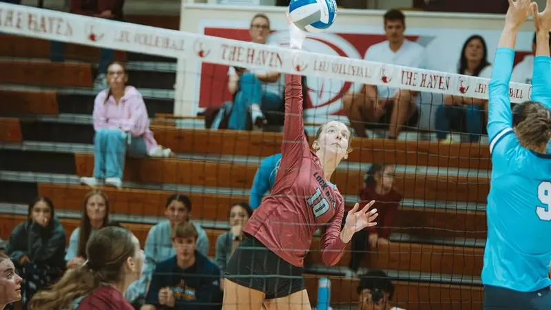 Mitchell's 18 kills leads Women's Volleyball to a 3-1 victory over Shepherd
