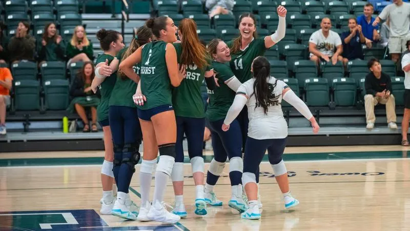 Volleyball Completes Two-Game Sweep Against Le Moyne