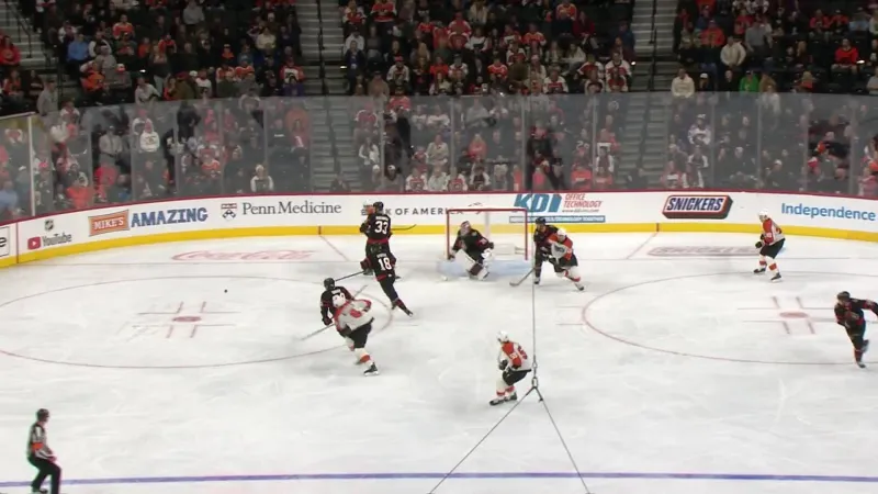 Michkov and Martone lead Flyers past Senators 3-1 for 1st win of se...