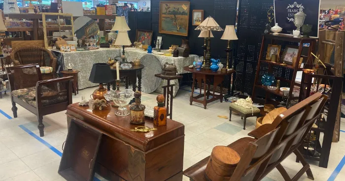 Shop antiques, vinyl records and vintage finds at this year-round market in Wayne