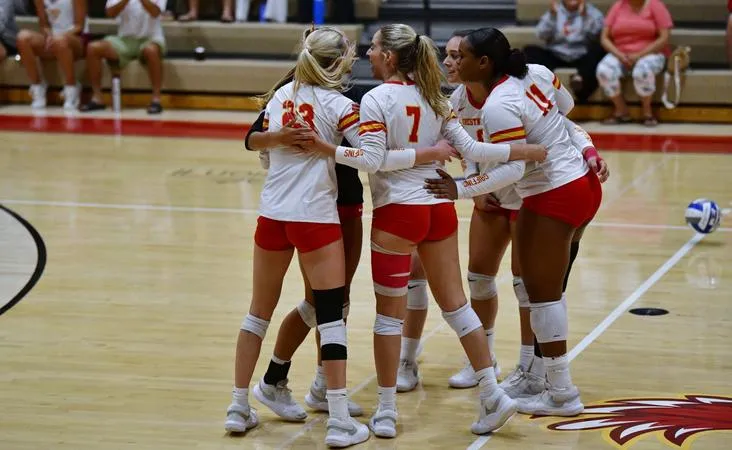 Chargers Defeat Griffins 3-1 in Volleyball Action