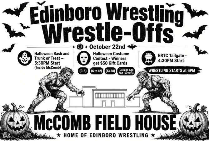 Men's Wrestling Set to Host Wrestle-Offs & Halloween Bash