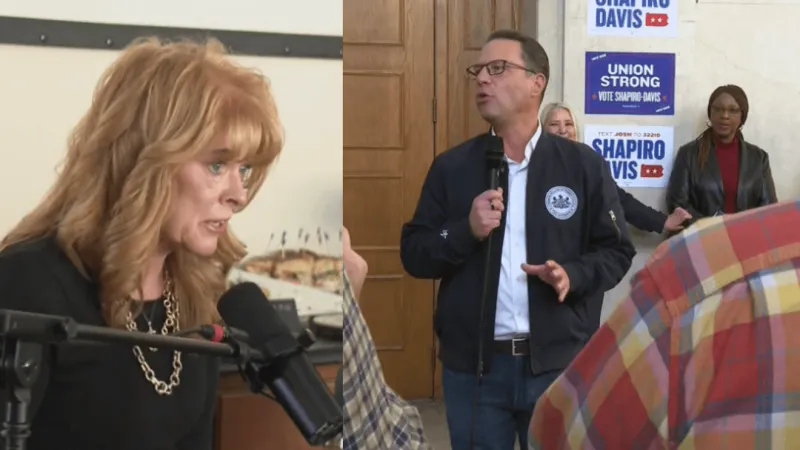 Garrity, Shapiro make regional stops as Election Day nears; talk costs and services