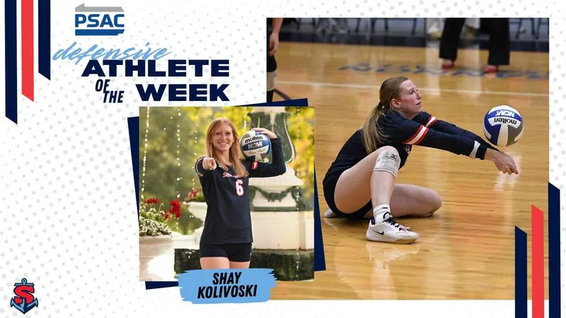 Shay Kolivoski named PSAC Eastern Division Volleyball Defensive Athlete of the Week
