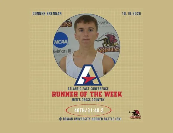 Brennan's Border Battle Finish Garners AEC Men's Cross Country Runner of the Week Award