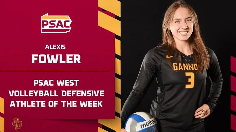 Fowler Named PSAC West Volleyball Defensive Athlete of the Week