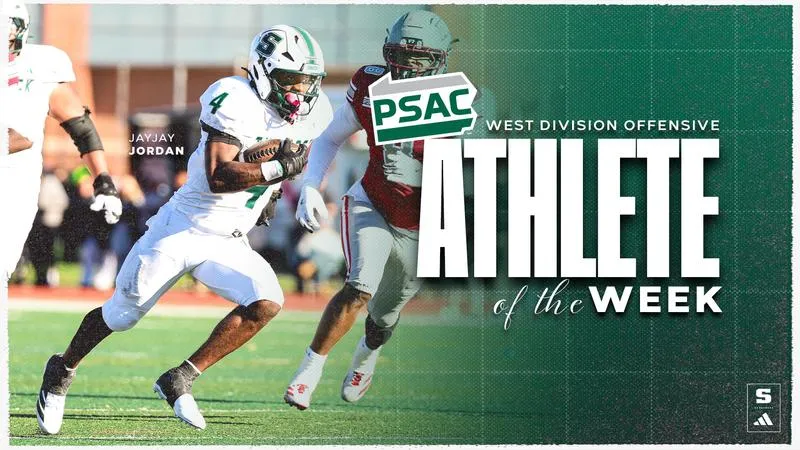 Jordan picks up third PSAC weekly honor