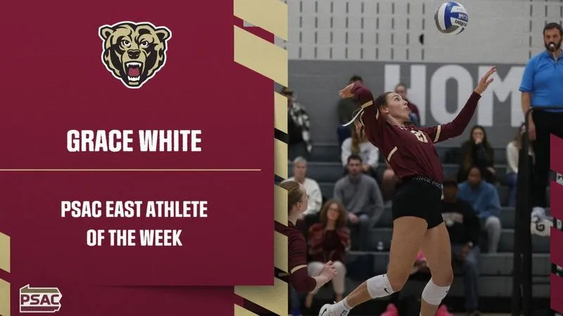 Grace White secures PSAC East Athlete of the Week recognition