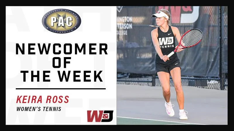 Women's Tennis: Ross Selected as PAC Women's Tennis Newcomer of the Week for Second Time