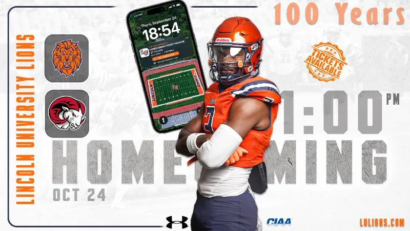 Lincoln Athletics Announces Tickets for Centennial Homecoming Football Game