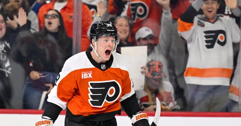 Matvei Michkov scores 2 more goals to power Flyers to upset win over Avalanche