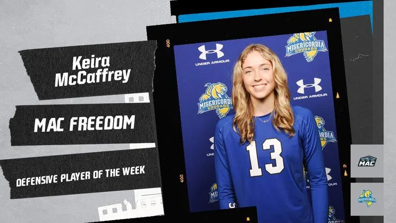 McCaffrey Earns MAC Freedom POTW Award