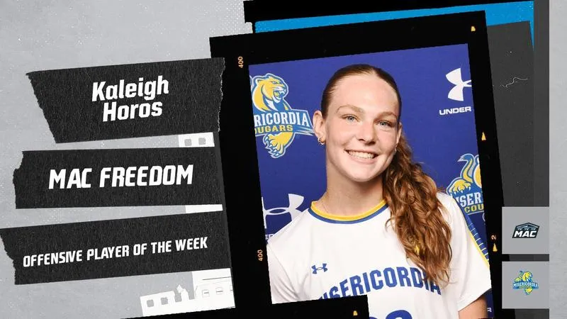 MU's Horos Earns Player of the Week Honor