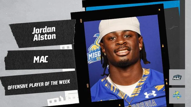 Jordan Alston Named MAC Offesnive Player of the Week