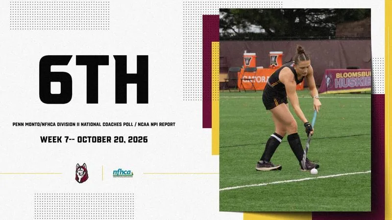 Field Hockey Places Sixth in Latest National Poll and NCAA NPI Rankings