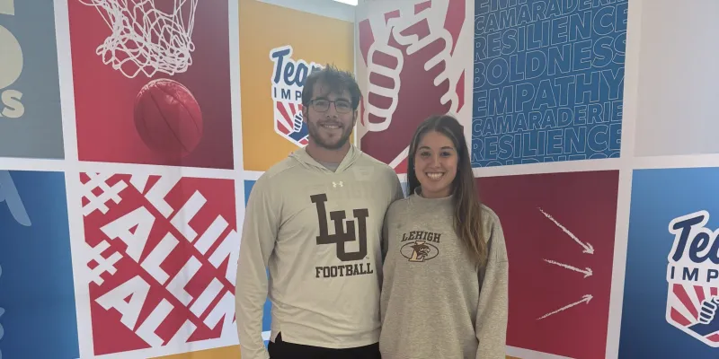Lehigh student athletes support community through Team Impact