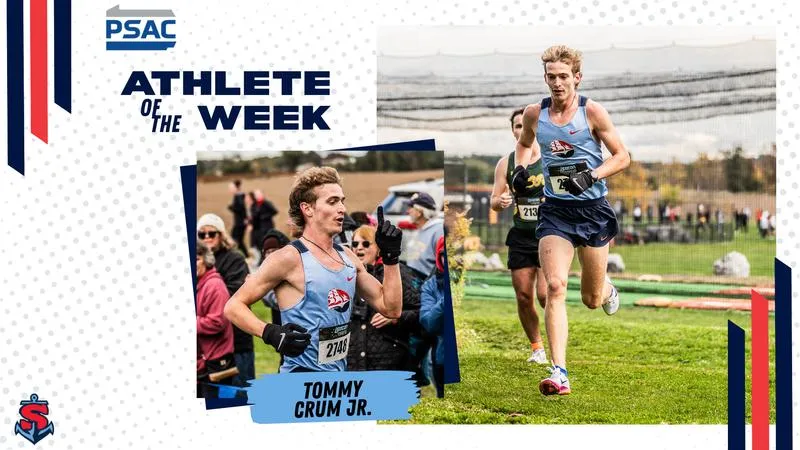 Tommy Crum Jr. named PSAC Men's Cross Country Athlete of the Week
