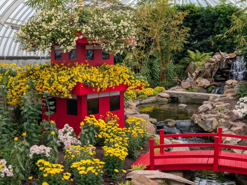 Phipps Conservatory's Fall Flower Show -- Alice's Adventures in Autumn