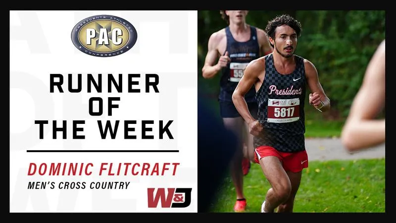 Cross Country, Men's Cross Country: Flitcraft Selected as PAC Men's Cross Country Runner of the Week for Third Time