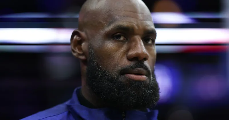 WATCH: LeBron James plays bully ball to score first basket for Sixers